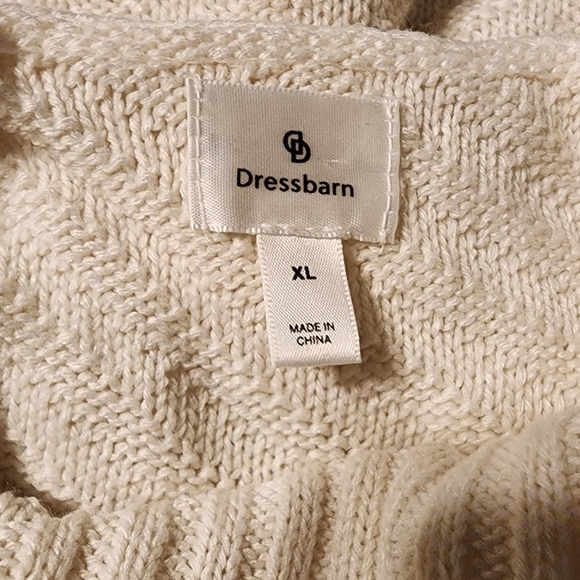 EUC Cream Turtleneck Dress Barn XL Sweater - Picture 2 of 3